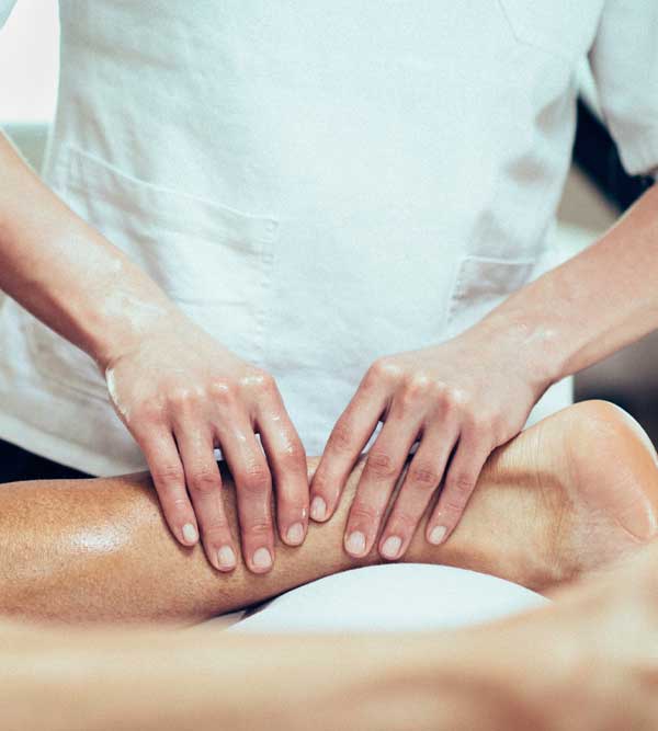 get a massage to aid circulation in your legs