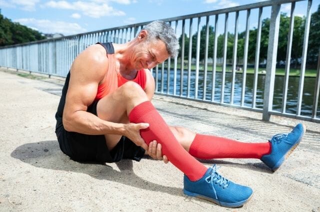 chronic leg pain due to peripheral artery disease