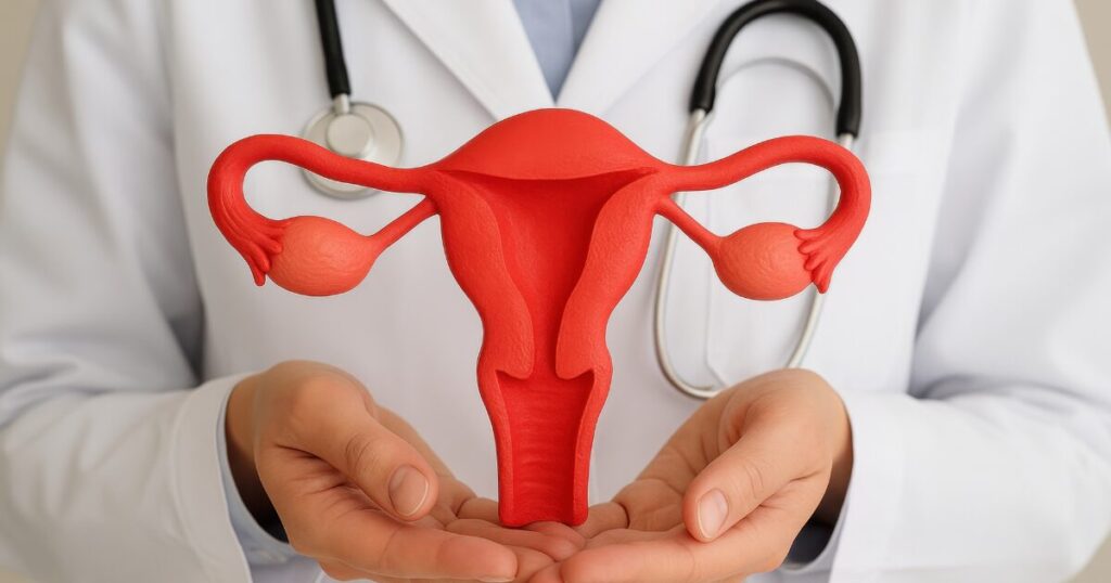 woman's reproductive system