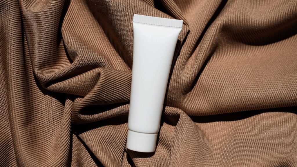 bottle of varicose vein cream